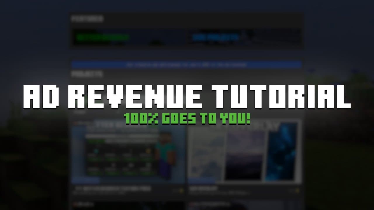 Better Bedrock Projects: AD Revenue Tutorial | MCBE